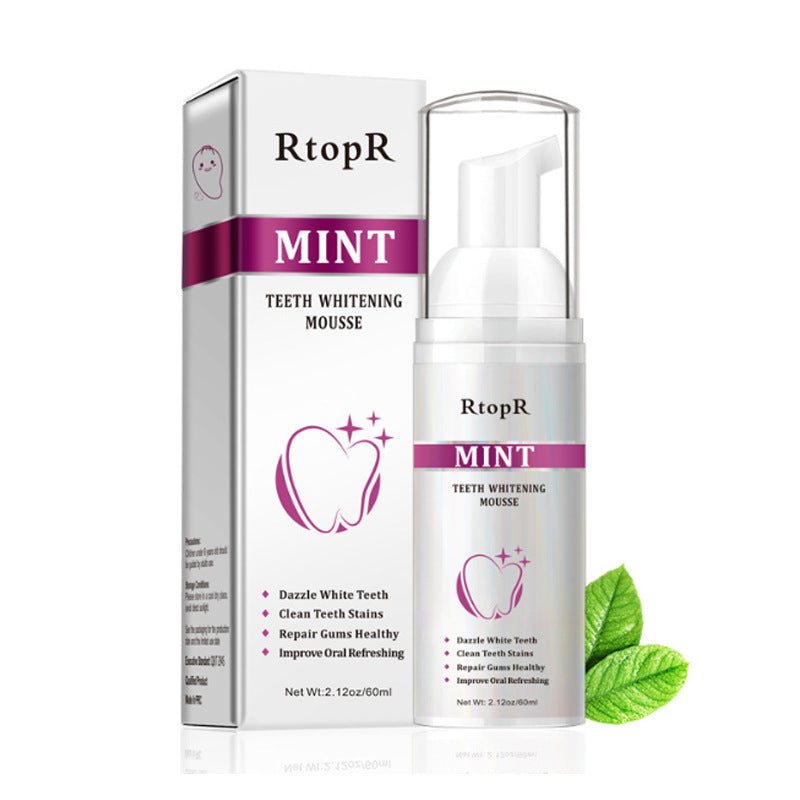 Teeth Whitening Mousse - 60ml Mint flavour
