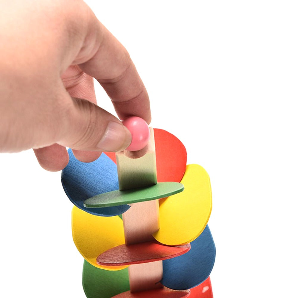 Wooden Tree Montessori Marble Ball Run