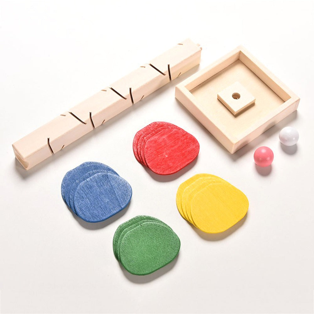 Wooden Tree Montessori Marble Ball Run