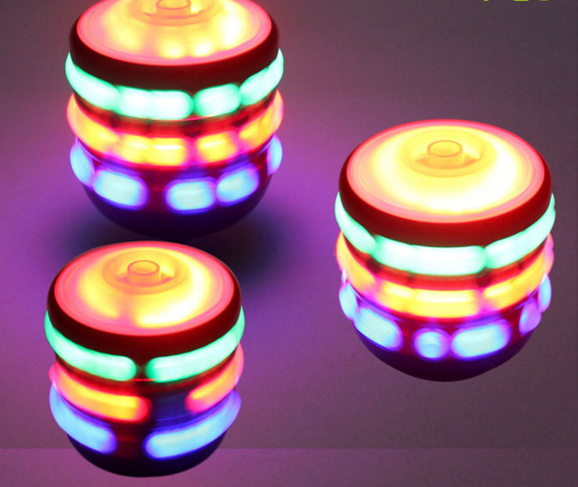Wind-up Flashing Spinning Gyroscope Toy