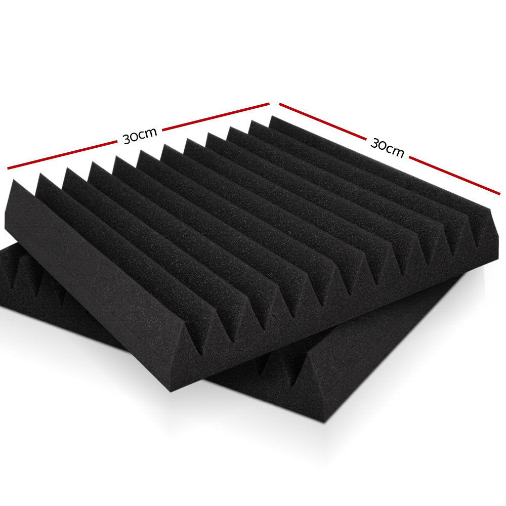 Sound Absorption/Acoustic Panels - Foam Eggshell 30x30CM - 60 Pieces