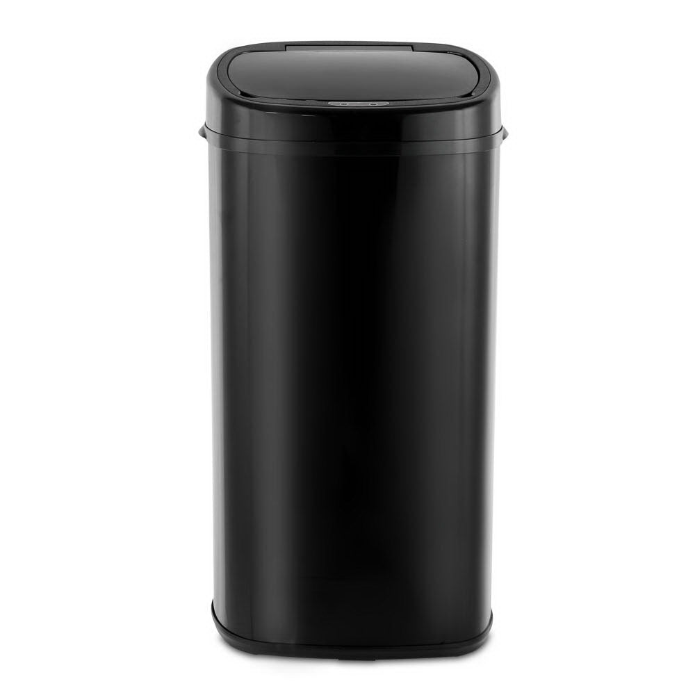 Rubbish Bin - Black - 58L Motion Sensor