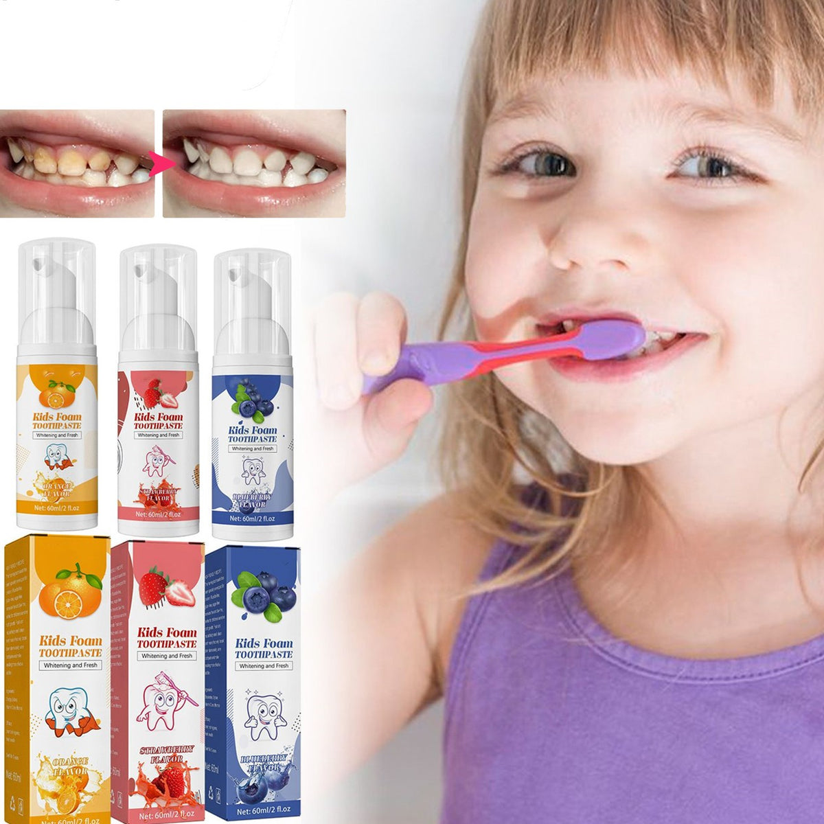 Fruity Tooth Cleaning Mousse