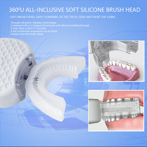 U-shaped Electric Silicone Toothbrush