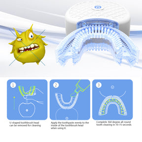 U-shaped Electric Silicone Toothbrush