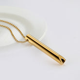 Breathing regulator necklace with a mouthpiece tip, additional view 5.