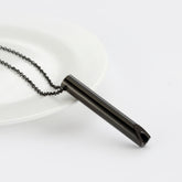 Breathing regulator necklace with a mouthpiece tip, additional view 6.