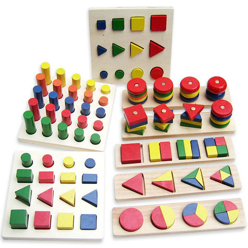 Early childhood education wooden toys
