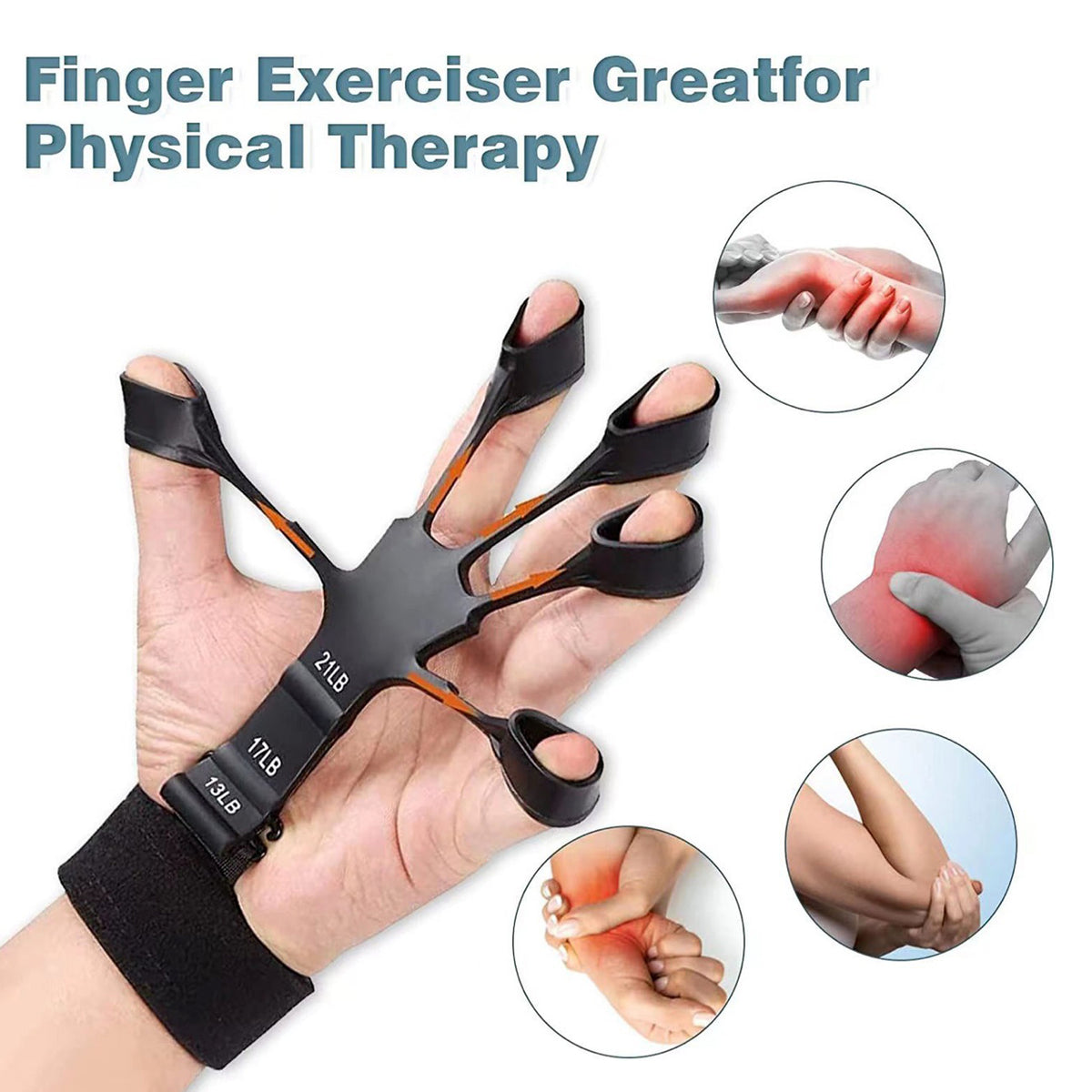 Finger strength and stretch trainer